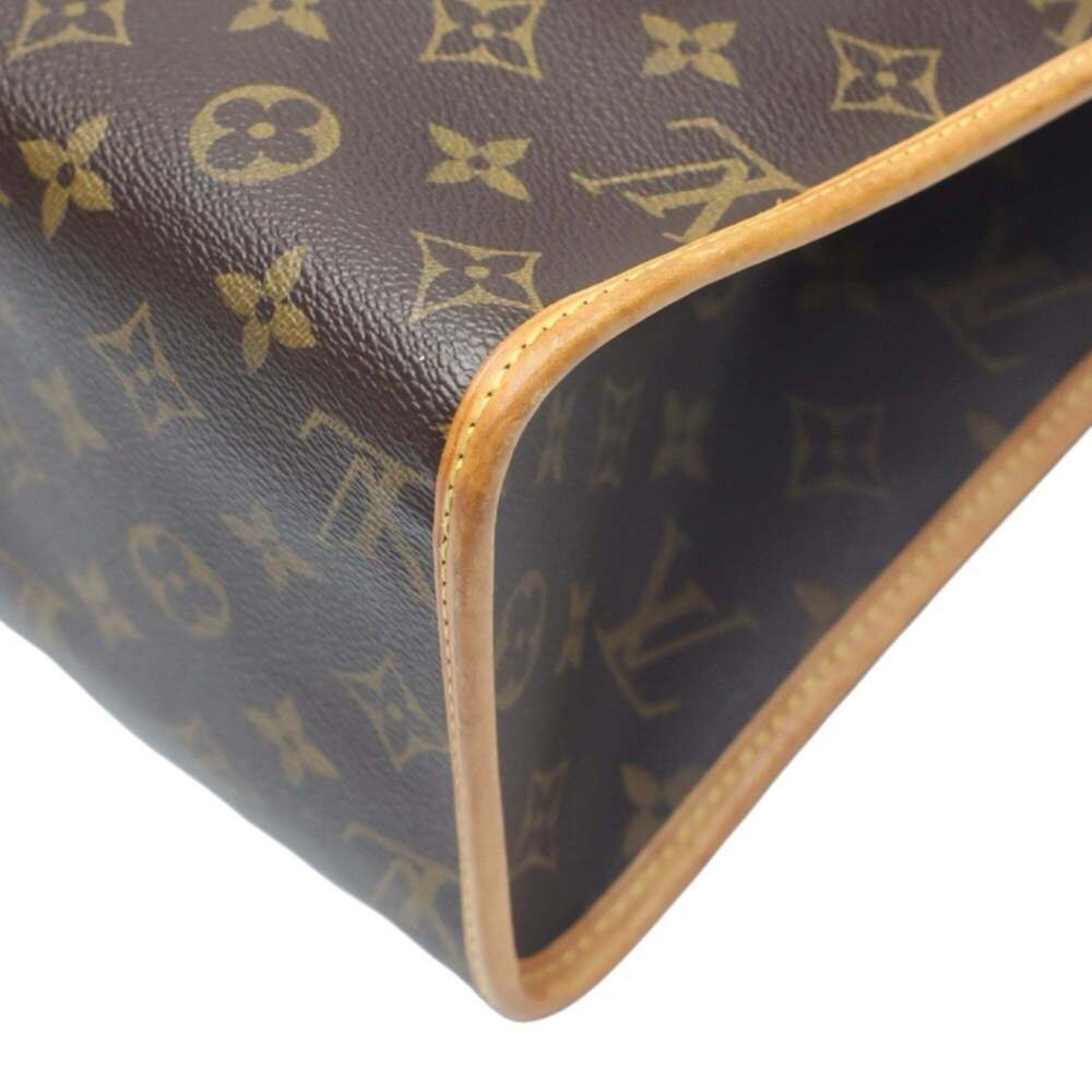 LOUIS VUITTON Authentic Brown Monogram Canvas Tote Bag - Picture 8 of 16